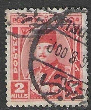 Egypte 1944/1946 - Yvert 224 - Koning Farouk. (ST), Verzenden, Egypte, Gestempeld