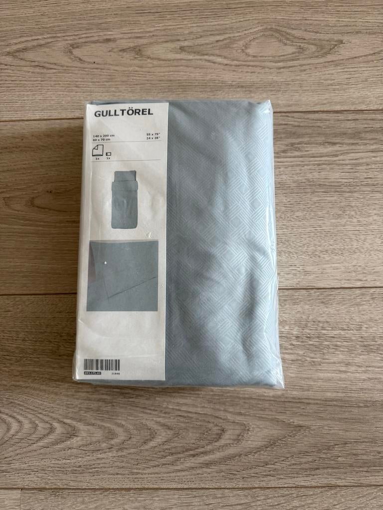 IKEA Dekbedovertrek 140x200, Huis en Inrichting, Eenpersoons, Blauw, Dekbedovertrek, Nieuw