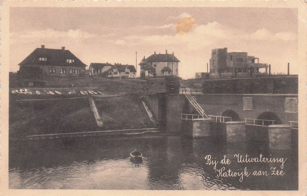 703-427-009 bij de Uitwatering Katwijk aan Zee, Verzamelen, Ophalen of Verzenden, Voor 1920, Zuid-Holland