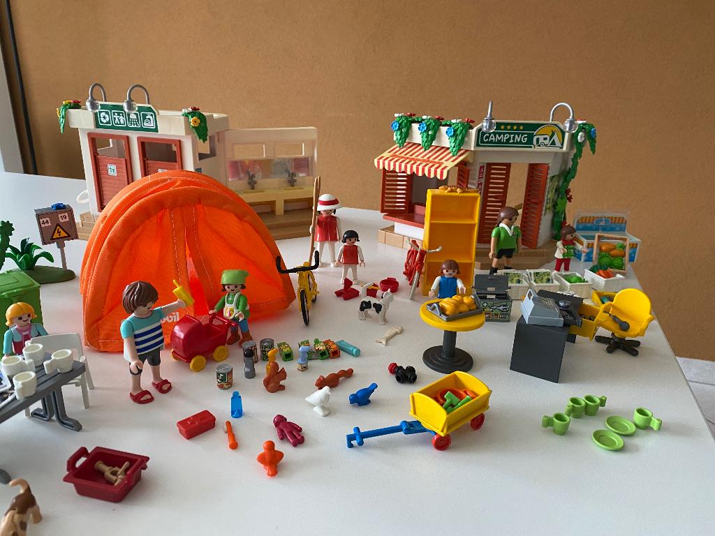 Playmobil camping 5432, Ophalen, Zo goed als nieuw, Complete set