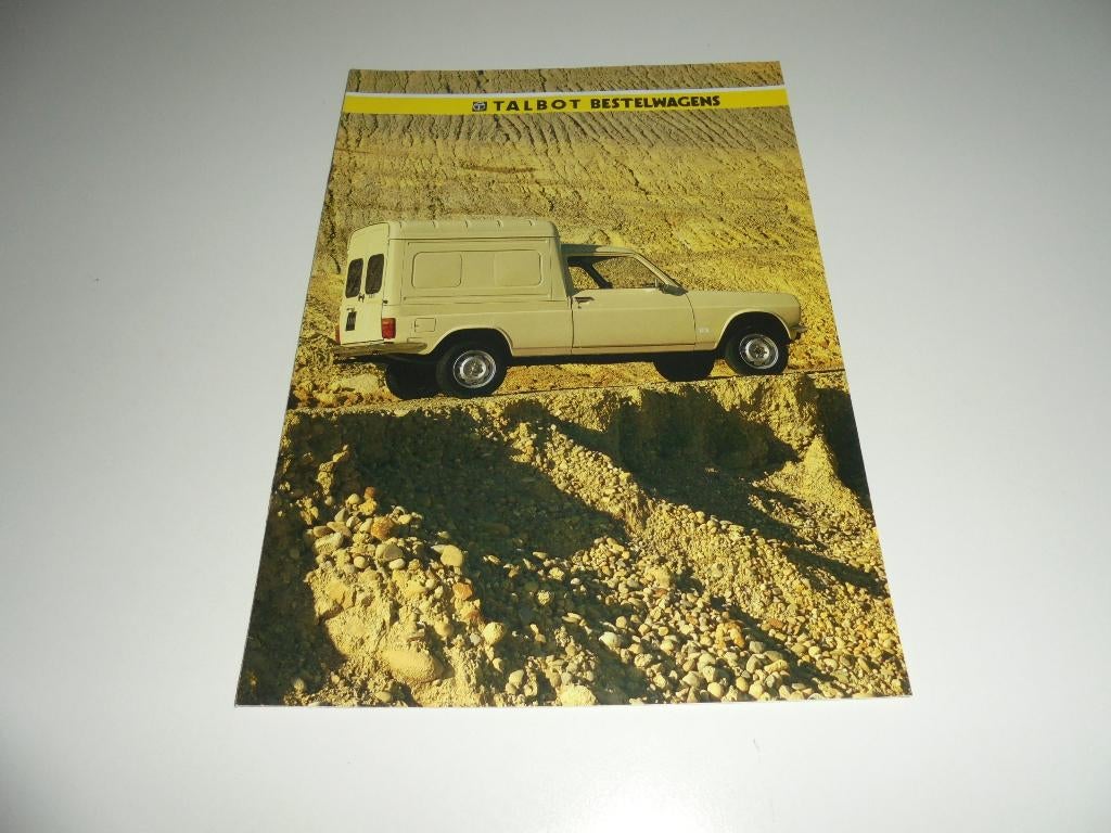 brochure Talbot bestelwagens  1985, Ophalen of Verzenden, Gelezen, Overige merken