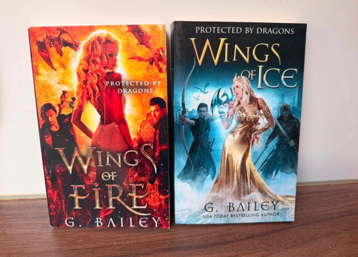 Wings of Fire & Wings of Ice - G. Bailey (2 boeken), Ophalen of Verzenden, Zo goed als nieuw