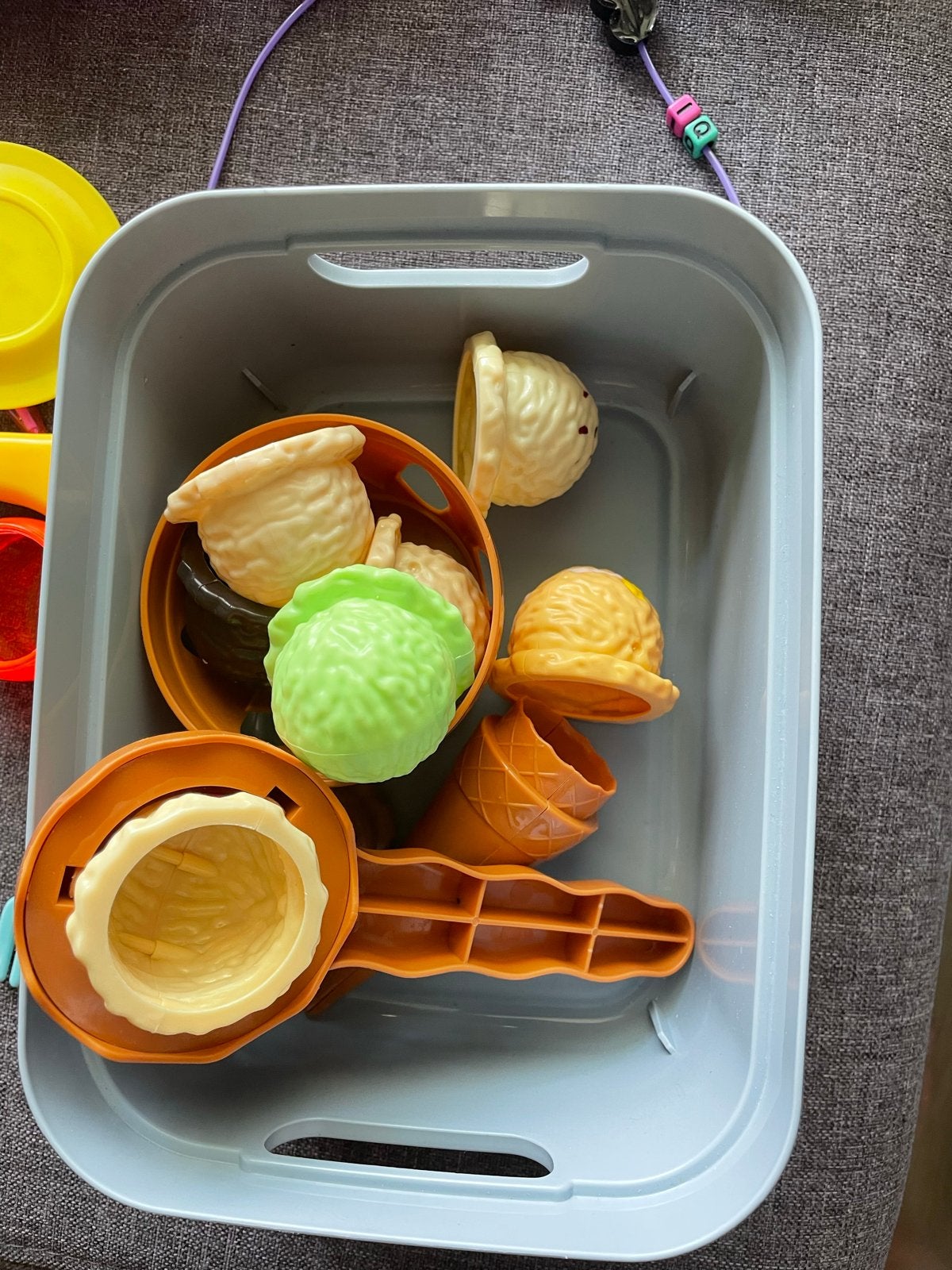 Speelgoed ijsjes set, Ophalen, Gebruikt, Jongen of Meisje