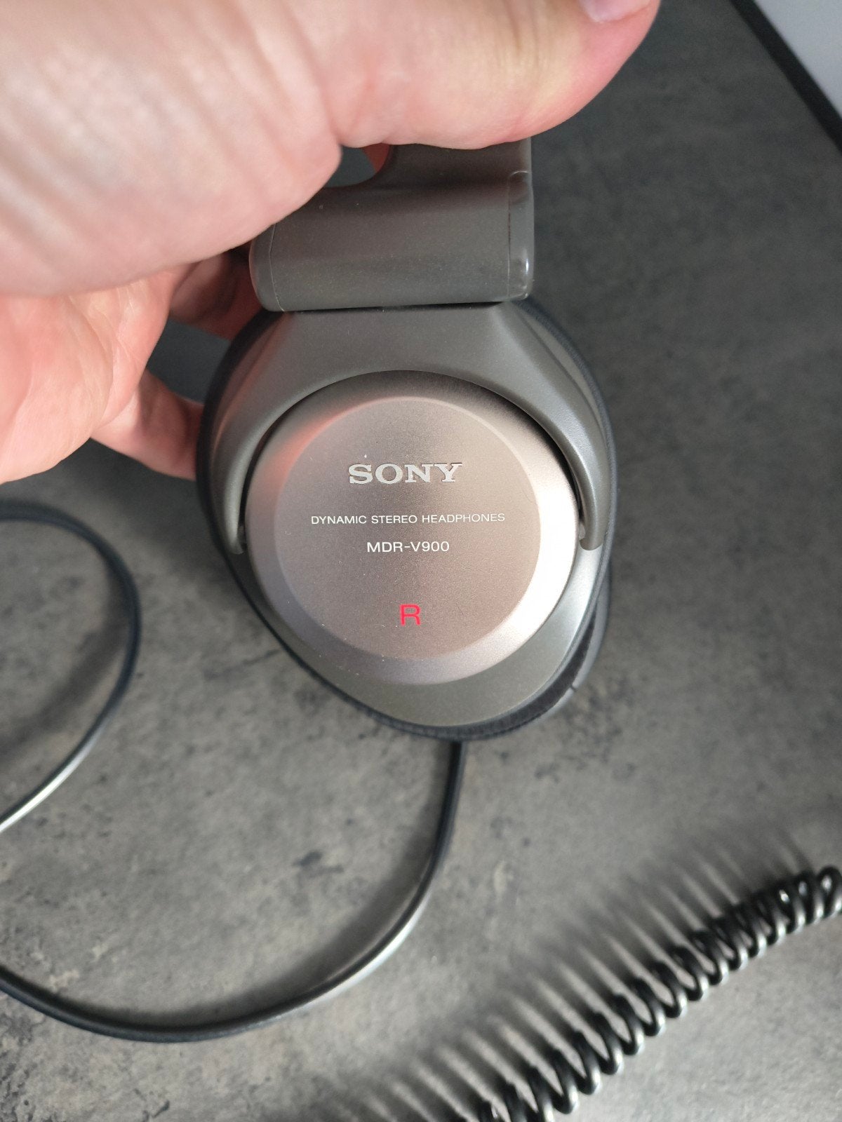 Sony MDR-V900 Dynamic Stereo Hoofdtelefoon, Gebruikt, Ophalen of Verzenden, Grijs, Sony