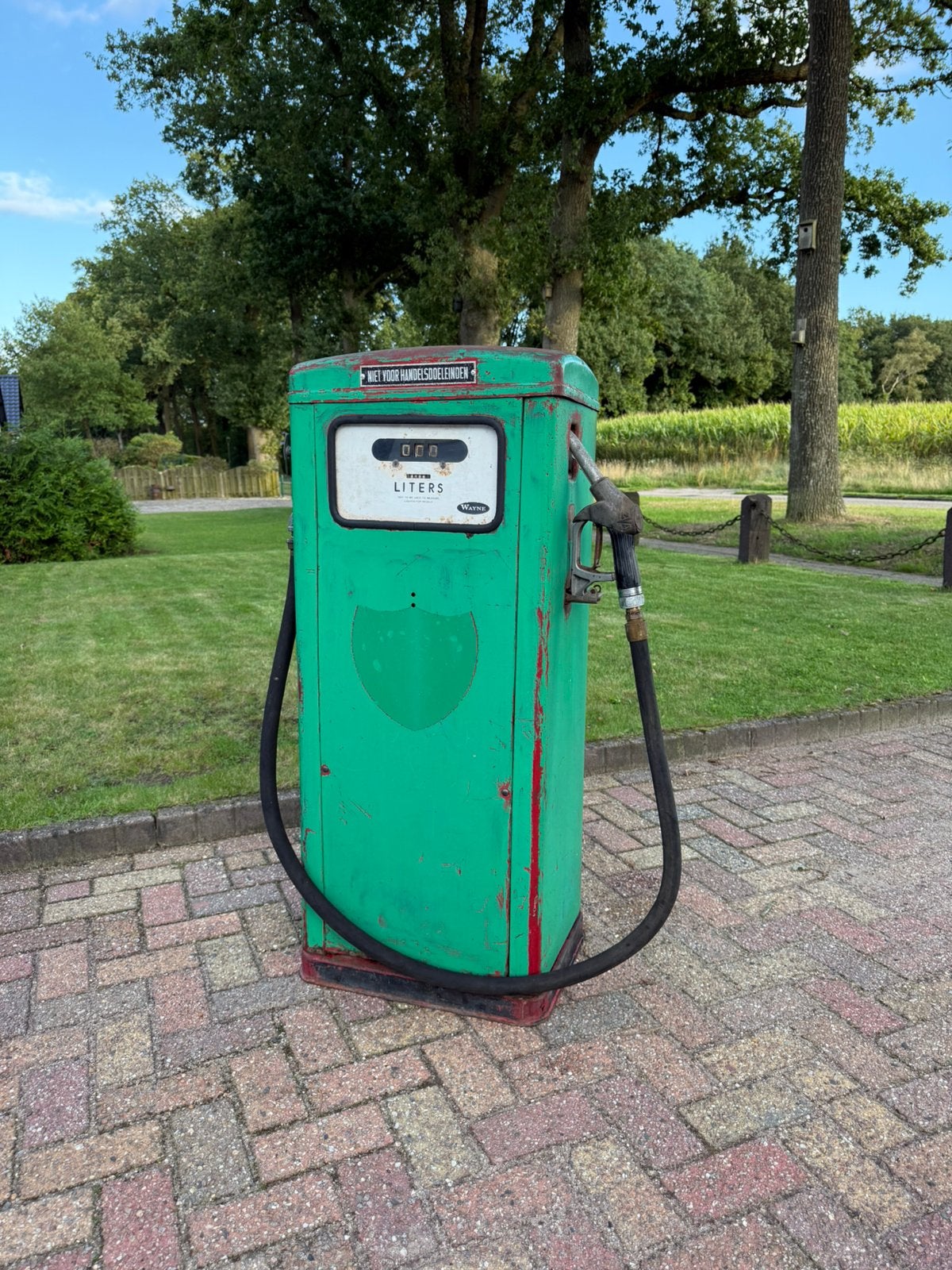 Oude wayne benzinepomp oldtimer auto garage motor brommer, Ophalen, Zo goed als nieuw