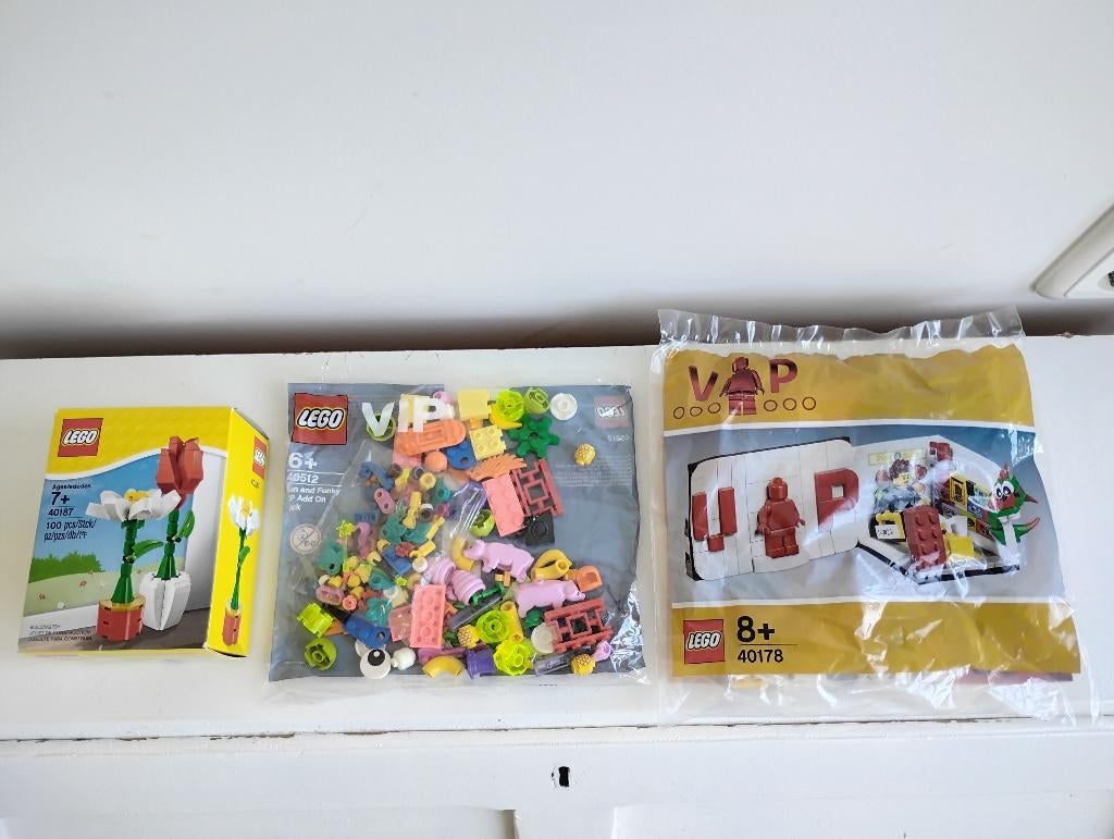 Lego VIP 40178, 40512 en 40187 nieuw, Overige thema's, Lego, Nieuw, Ophalen of Verzenden