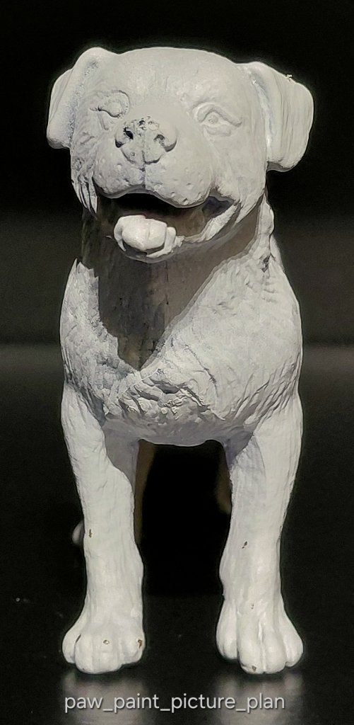 Bullyland rottweiler, Ophalen of Verzenden, Zo goed als nieuw, Hond of Kat, Beeldje of Figuurtje
