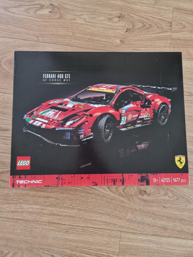 LEGO Technic Ferrari 488 Nieuw in doos, Ophalen of Verzenden, Zo goed als nieuw, Complete set, Lego