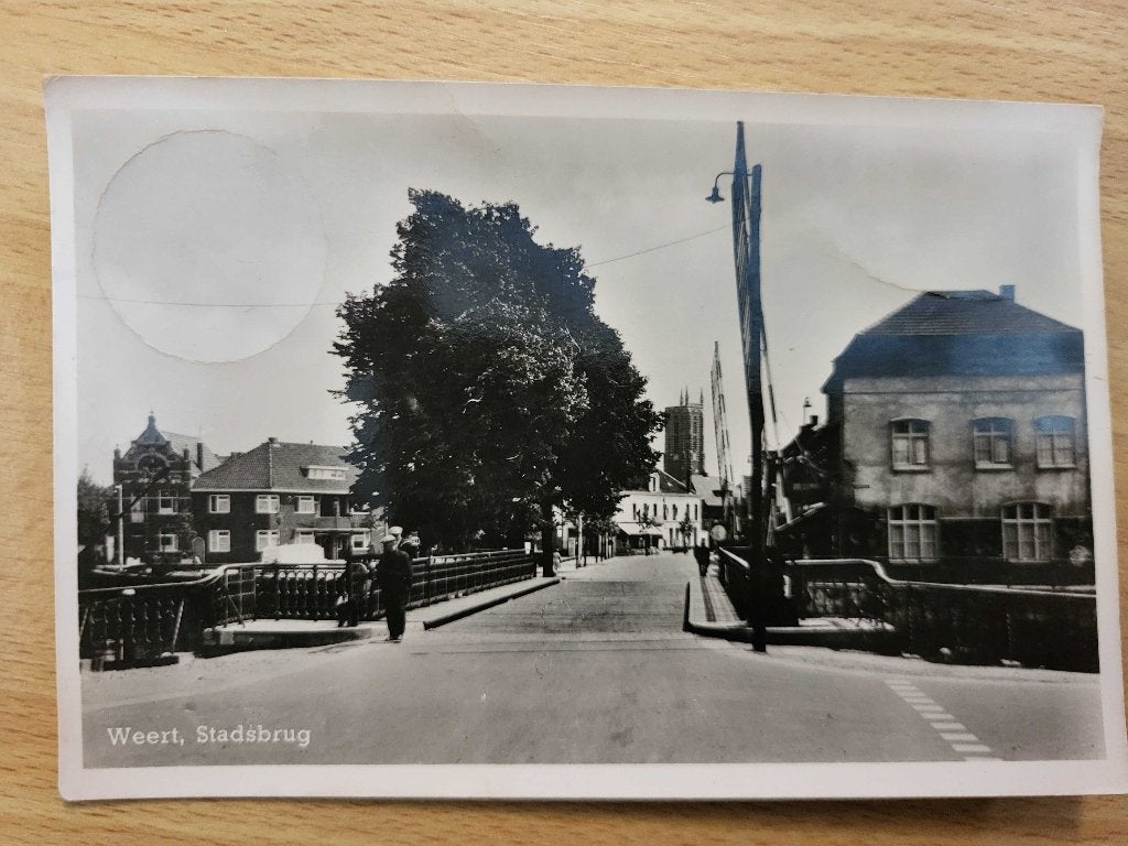 ansicht WEERT Stadsbrug, Ophalen, Voor 1920, Limburg