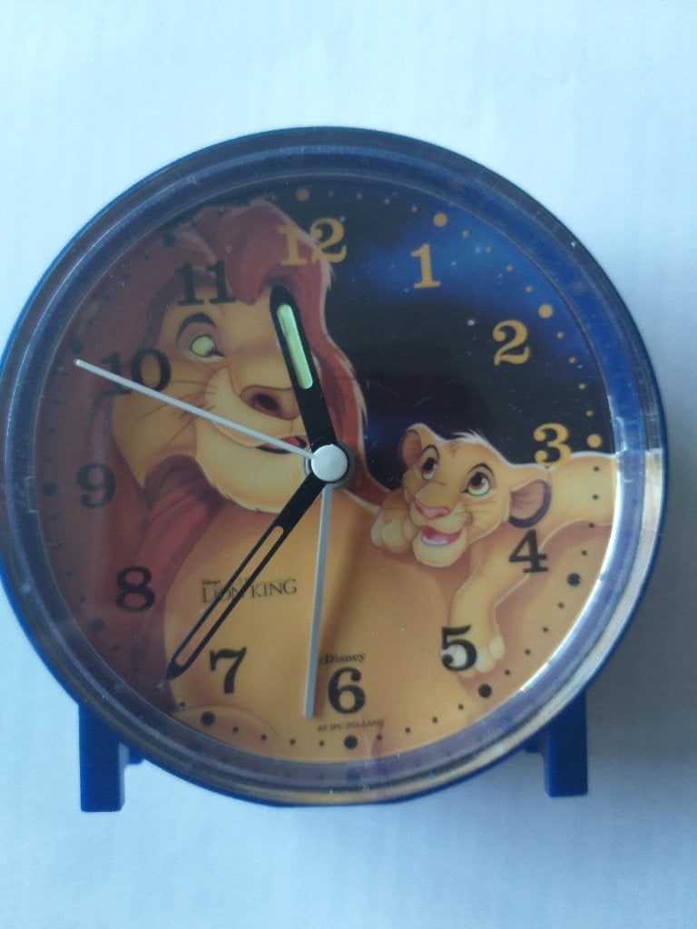 Wekker, Lion King, Ophalen of Verzenden, Leeuwenkoning of Jungle Boek, Zo goed als nieuw, Overige typen