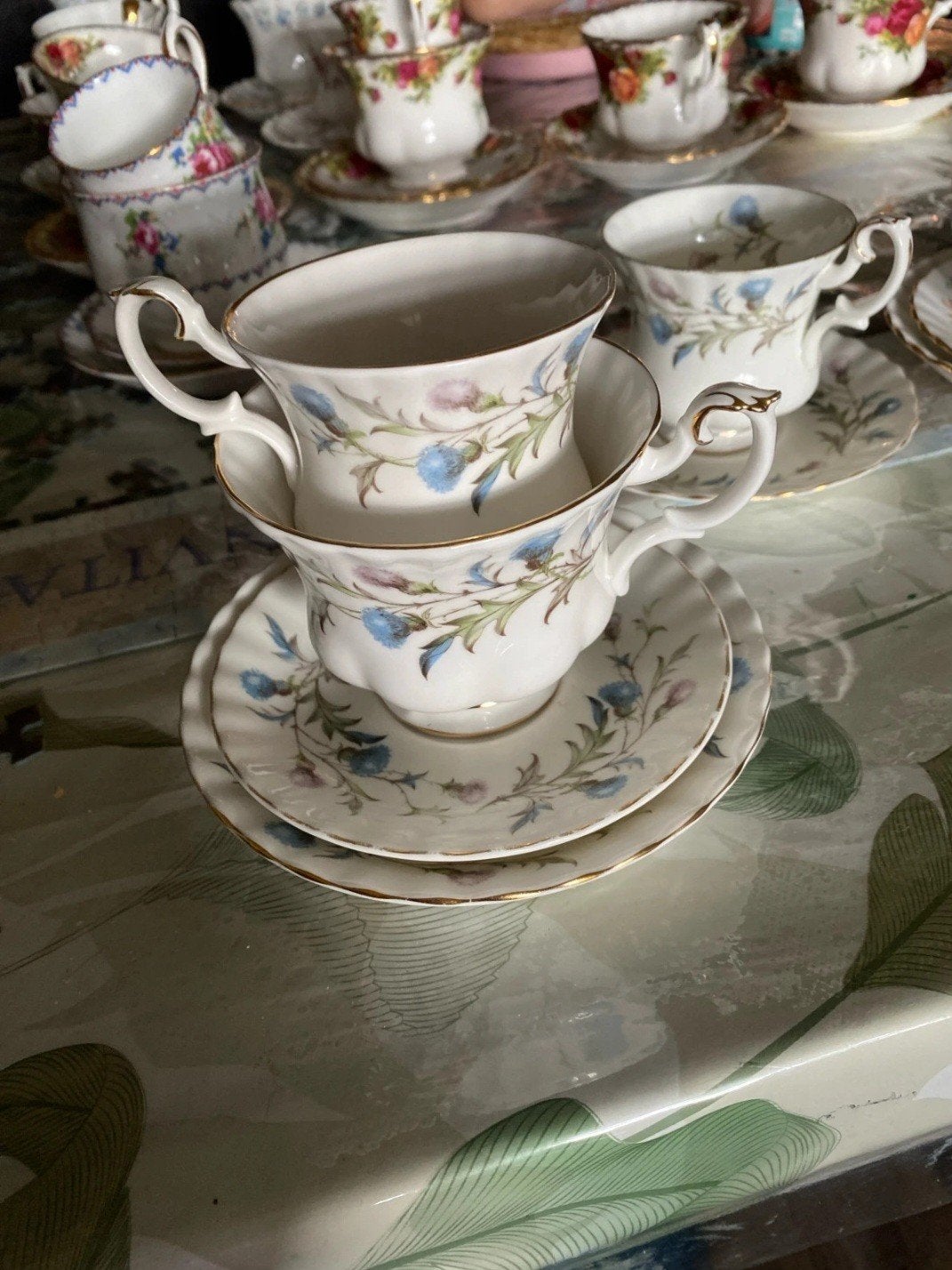 Royal Albert Brigadoon 2 kopjes en 2 schotels, Ophalen of Verzenden