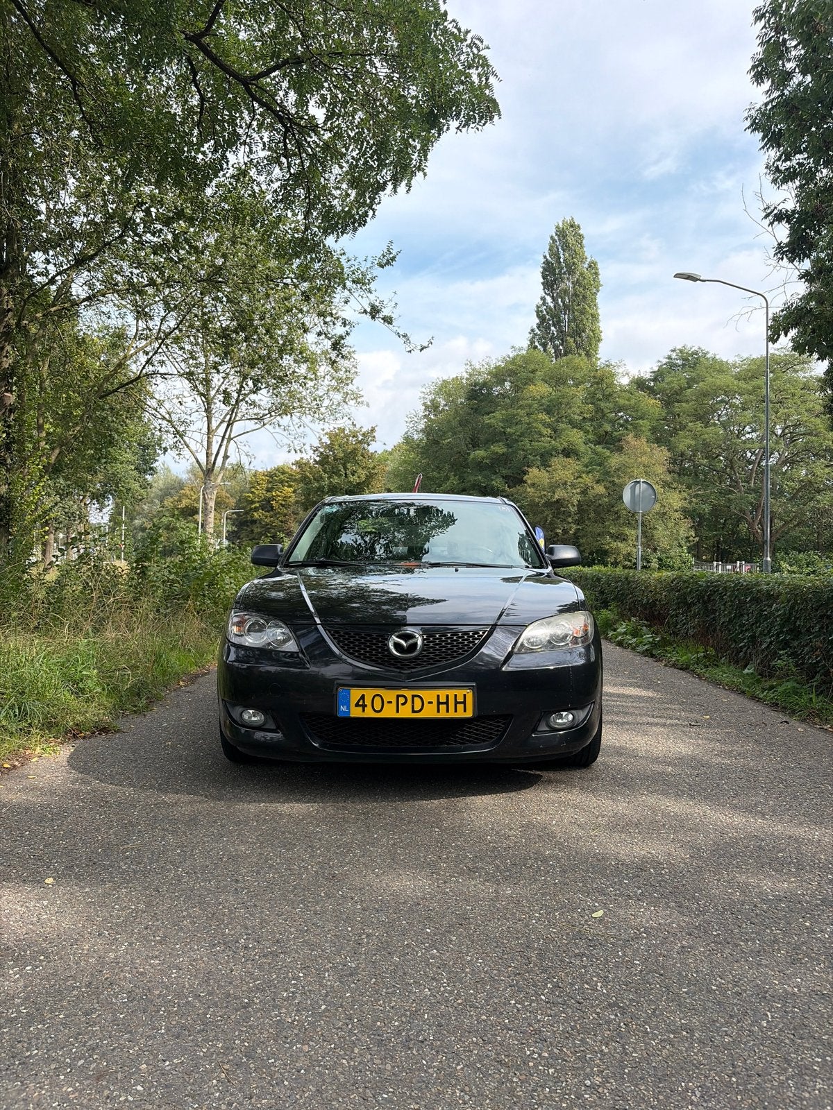 Mazda 3 1.6 Sedan 2004 Zwart, Auto's, 4 cilinders, 1200 kg, Handgeschakeld, Particulier