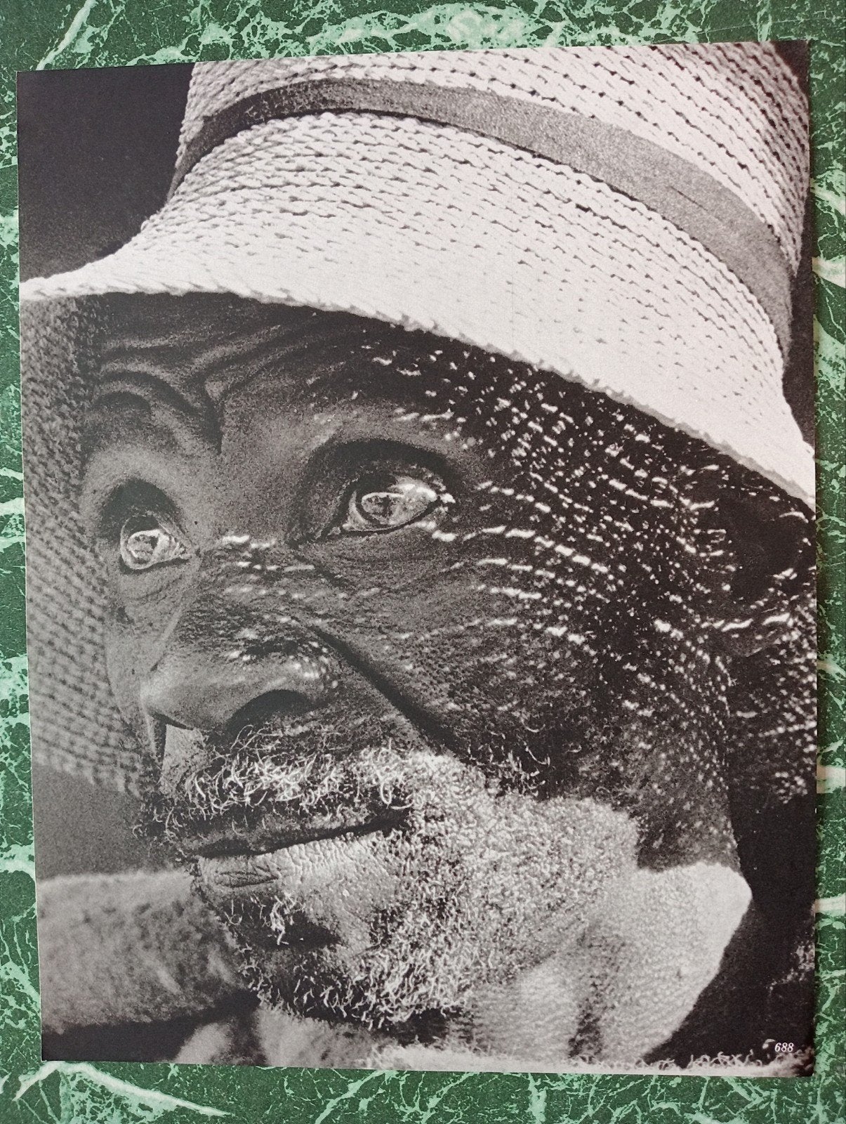 Fotogravure circa 1970 portret jaren 50-60., Ophalen of Verzenden, 1940 tot 1960