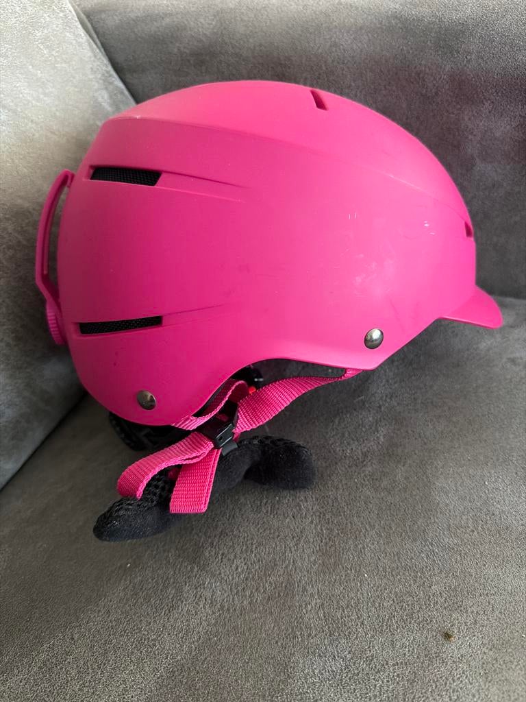 Roze skihelm - Zo goed als nieuw, Overige merken, Overige typen, Ophalen of Verzenden, Zo goed als nieuw