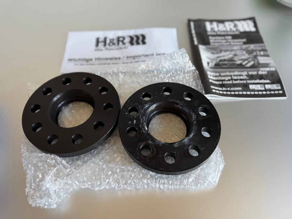 H&R DR 15 mm Spacers Spoorverbreders, Auto-onderdelen, Ophanging en Onderstel, Ophalen, Nieuw, Audi