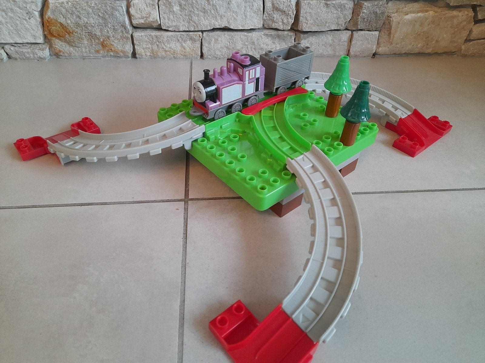 Mega Bloks Thomas de trein. Set 5, wissel., Ophalen of Verzenden, Gebruikt