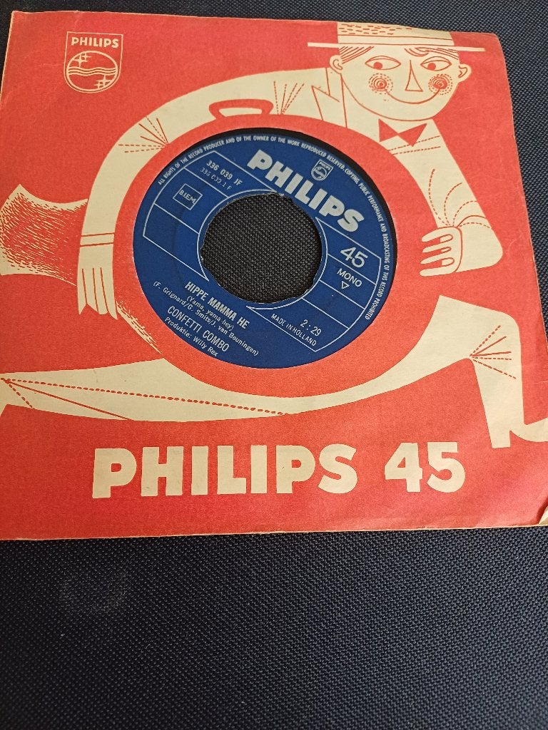 205a Single Confetti Combo – Hippe Mamma he, Gebruikt, 7 inch, Ophalen of Verzenden, Overige typen