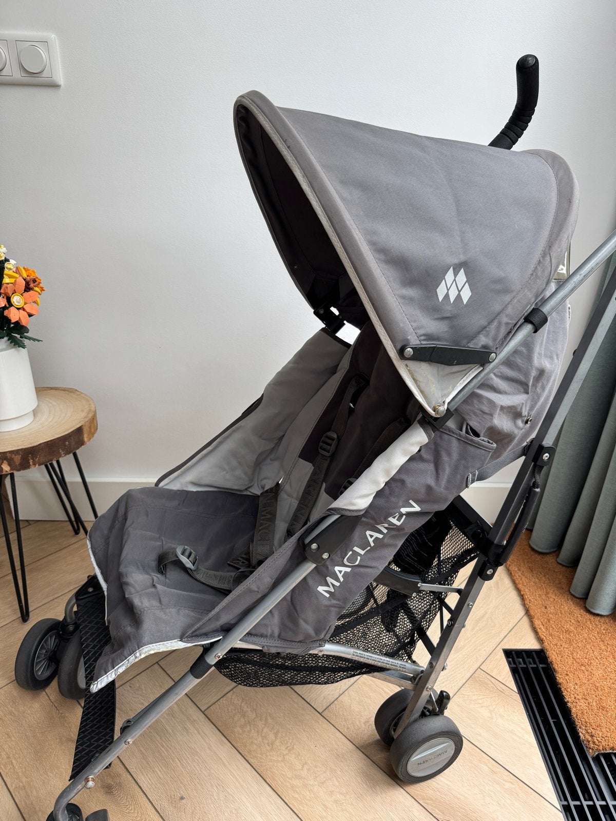 MacLaren Quest buggy grijs, Ophalen, Gebruikt, Maclaren, Verstelbare rugleuning