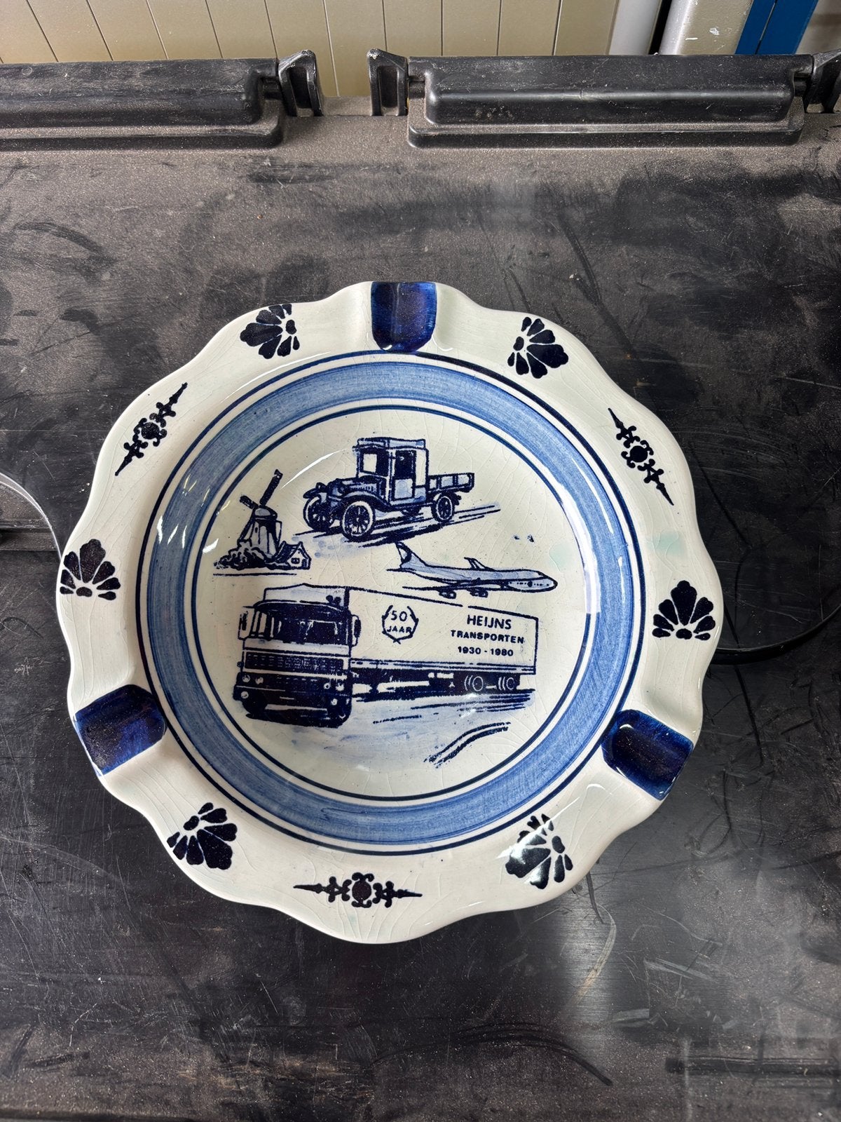 Asbak. Delfs blauw, Verzamelen, Ophalen of Verzenden, Zo goed als nieuw, Asbak