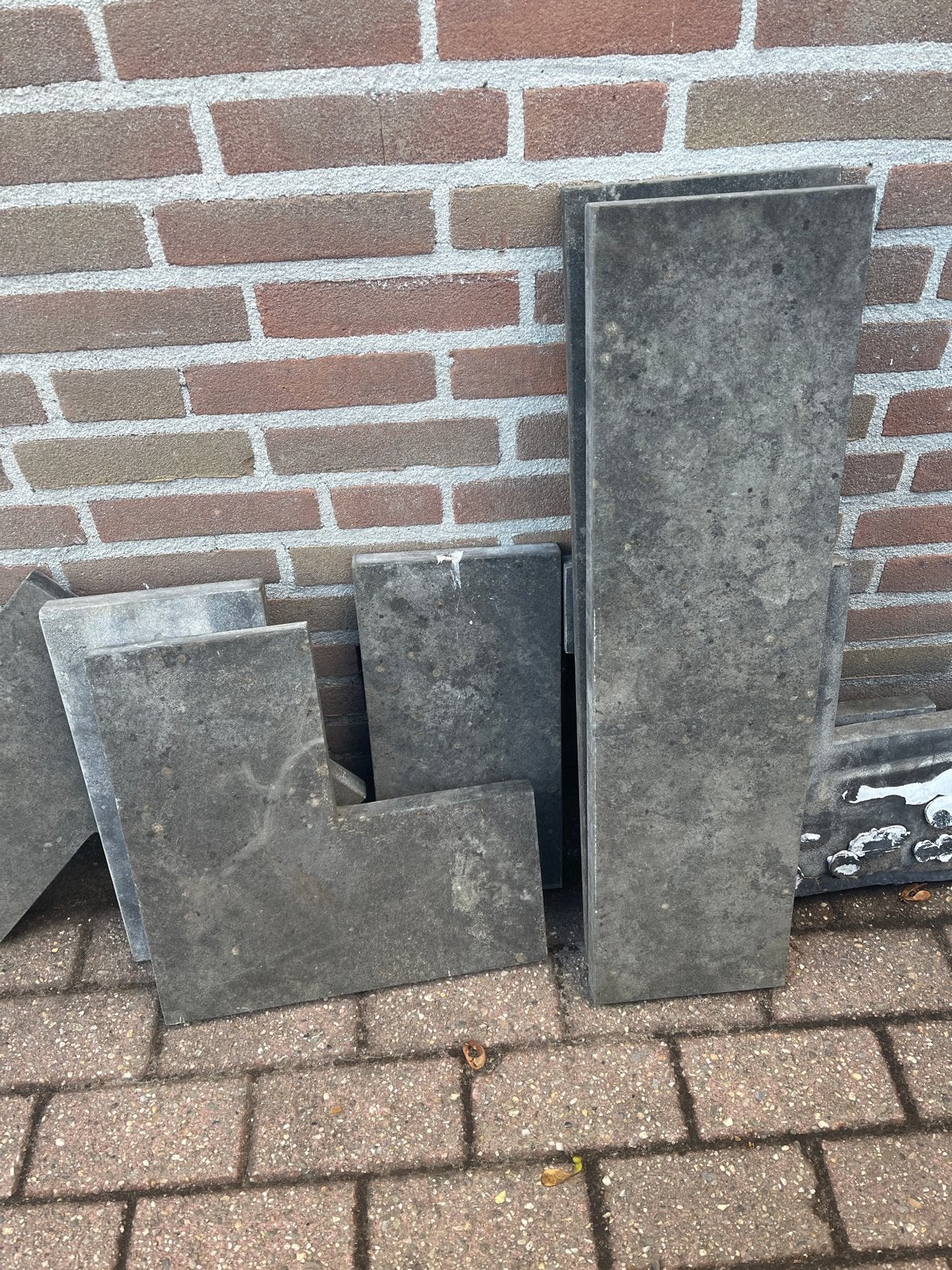 Gebruikte hardstenen tegels en platen, Ophalen, Gebruikt