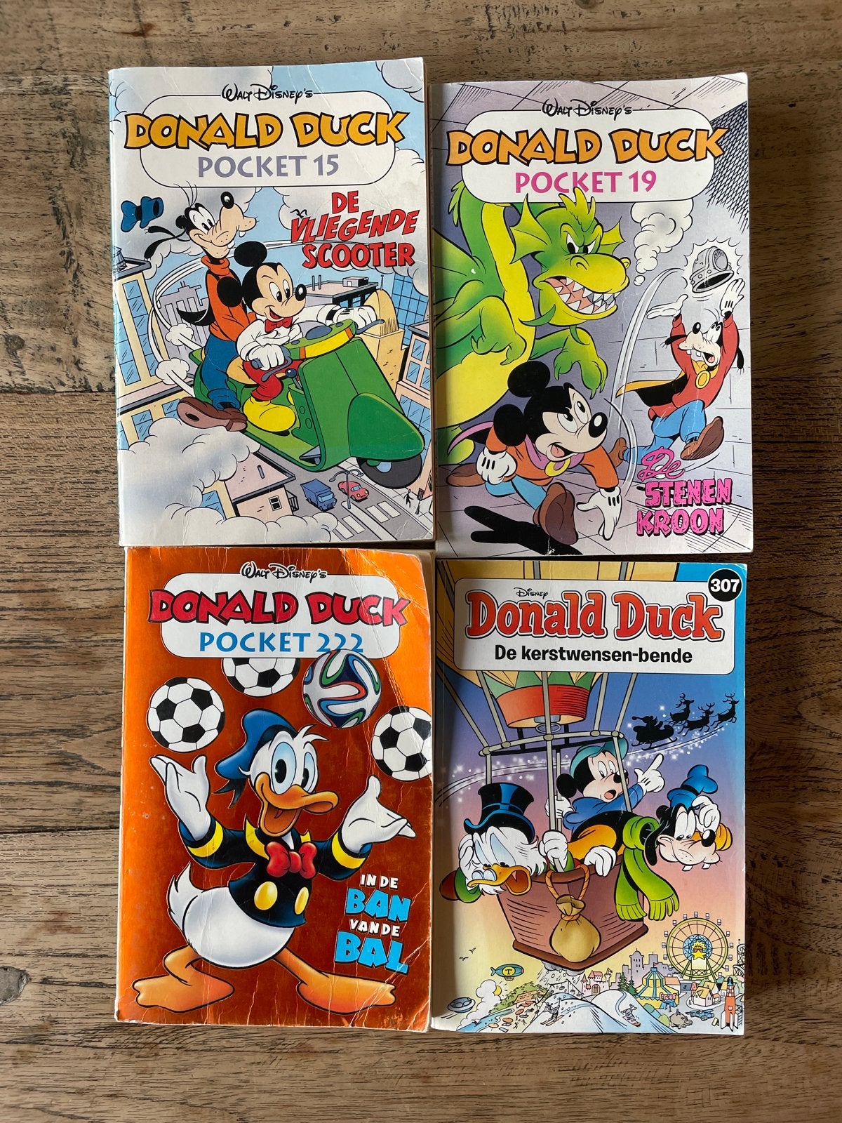 Donald Duck Pockets - 4 stuks, Meerdere stripboeken, Ophalen of Verzenden, Gelezen