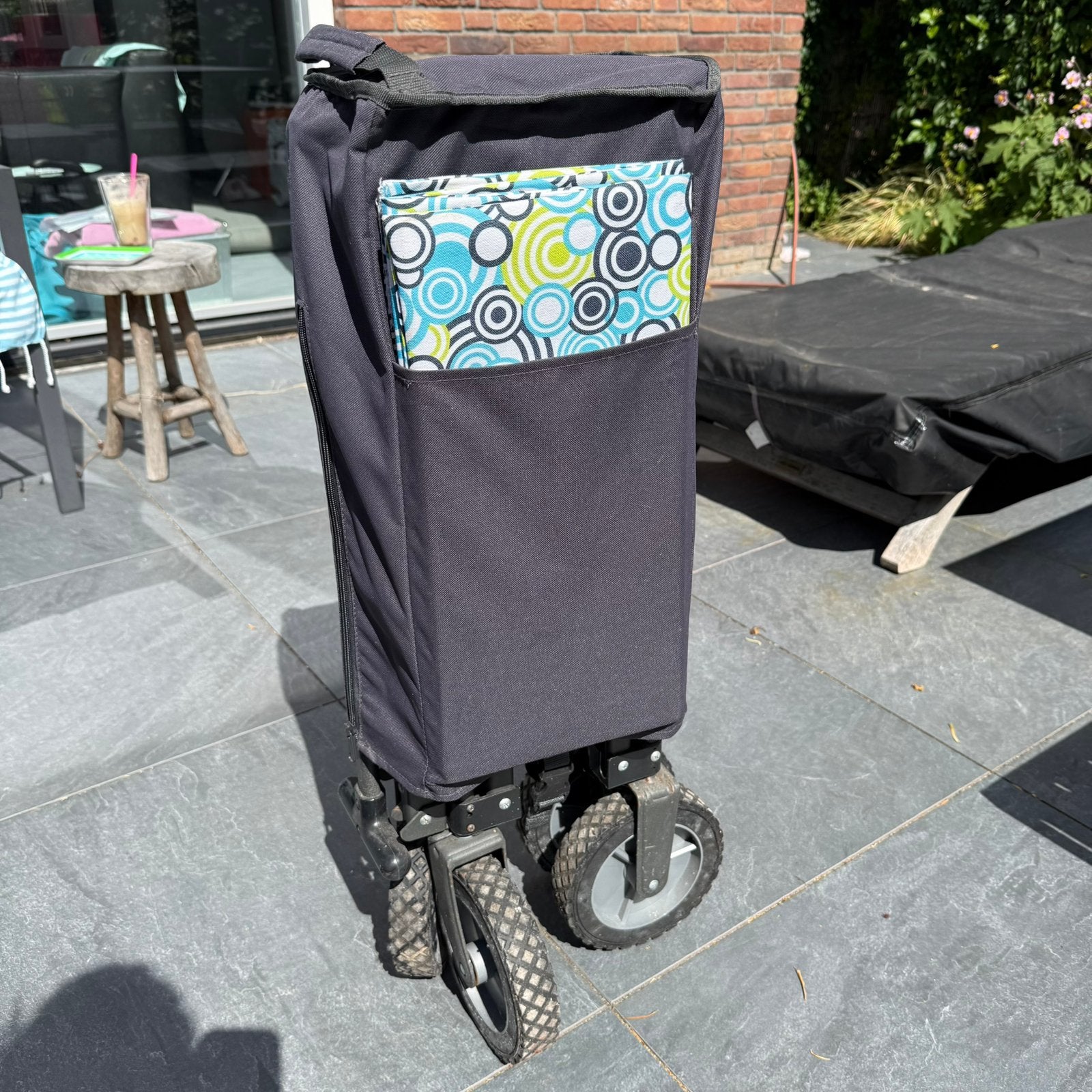 Te koop prima ANWB bolderkar, Ophalen, Opvouwbaar, Gebruikt