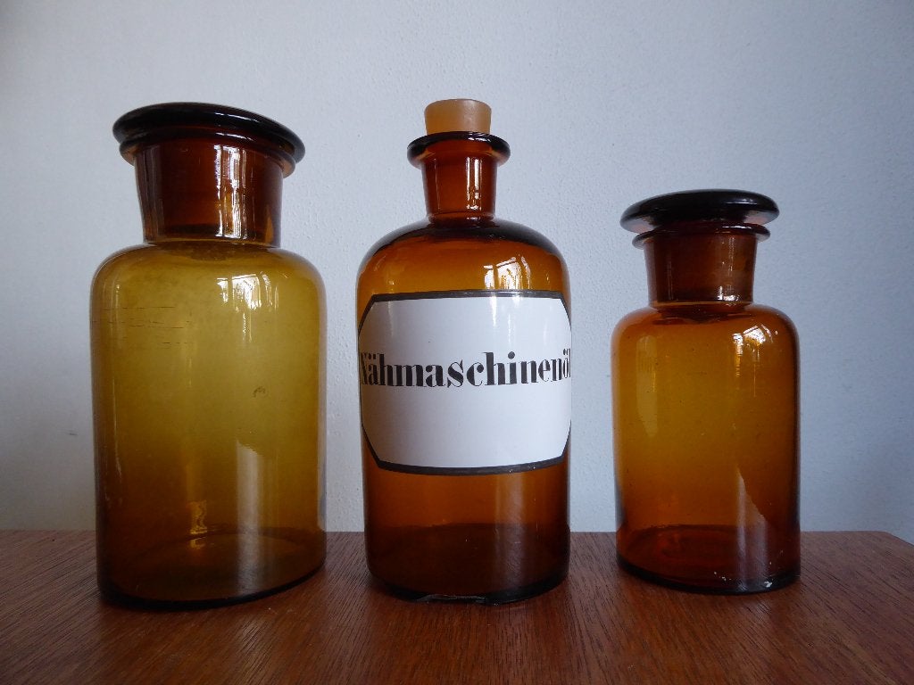 3 apothekers flessen, Antiek en Kunst, Ophalen of Verzenden