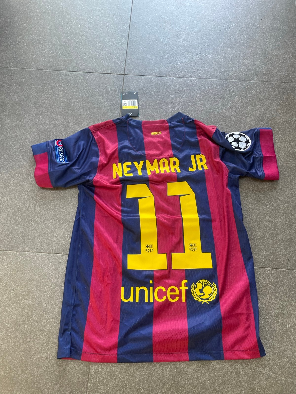 Neymar shirt met nummer 11 van barcelona 2014 cl finalemaatS