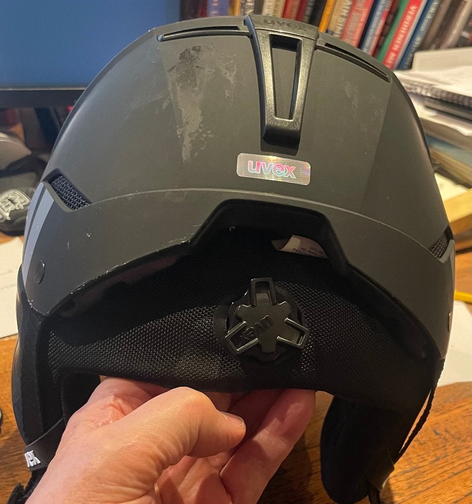 skihelm, zwart, maat tot 63, Hobby en Vrije tijd, Ophalen, Zo goed als nieuw