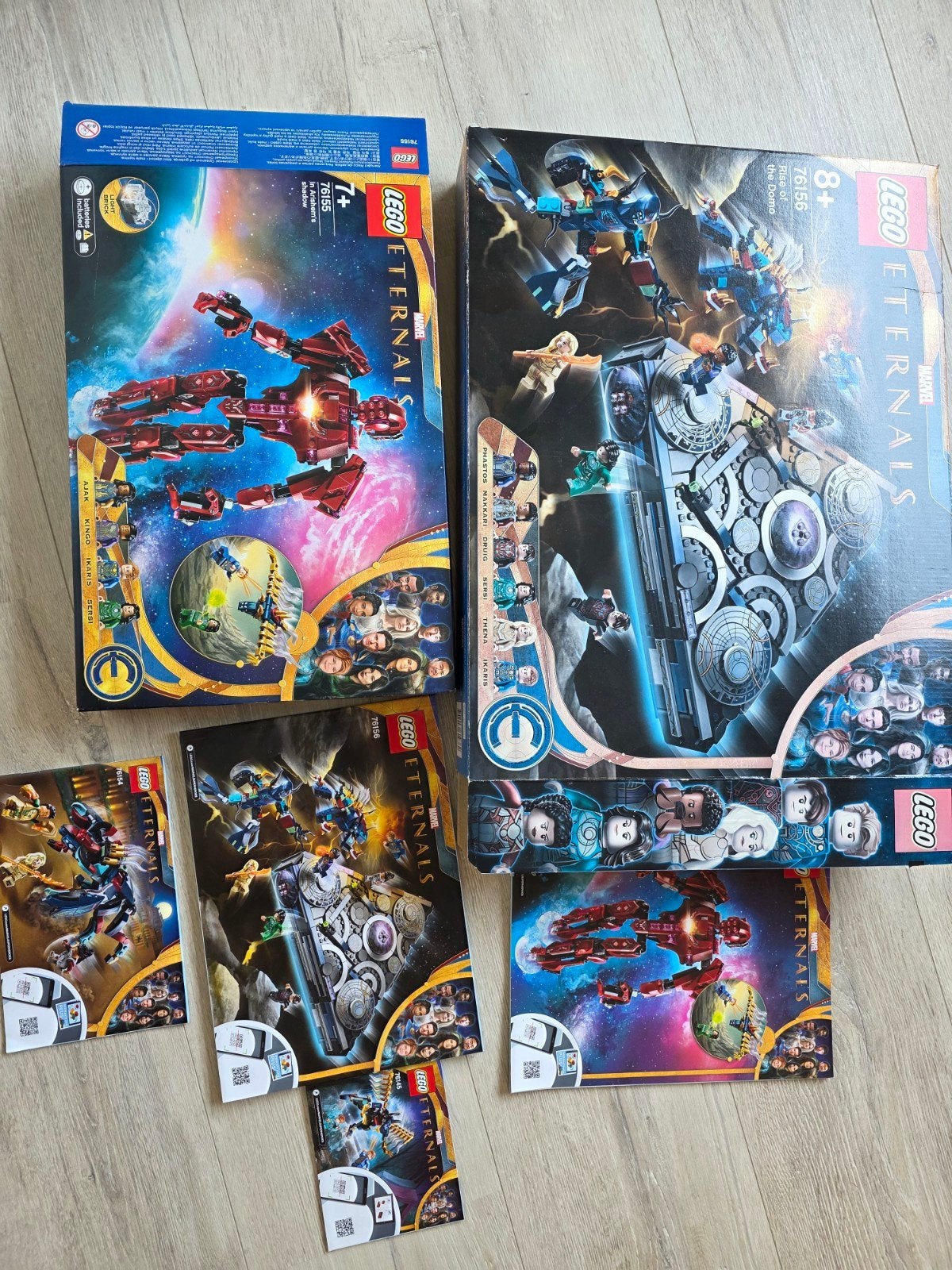 4 LEGO Marvel Eternals sets - Complete collectie, Gebruikt, Verzenden, Marvel, Lego