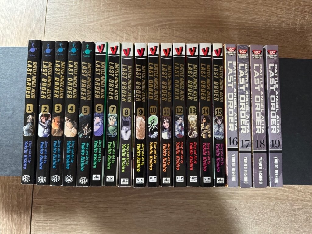 Battle Angel Alita Last Order manga, Complete serie of reeks, Ophalen of Verzenden, Gelezen, Japan (Manga)