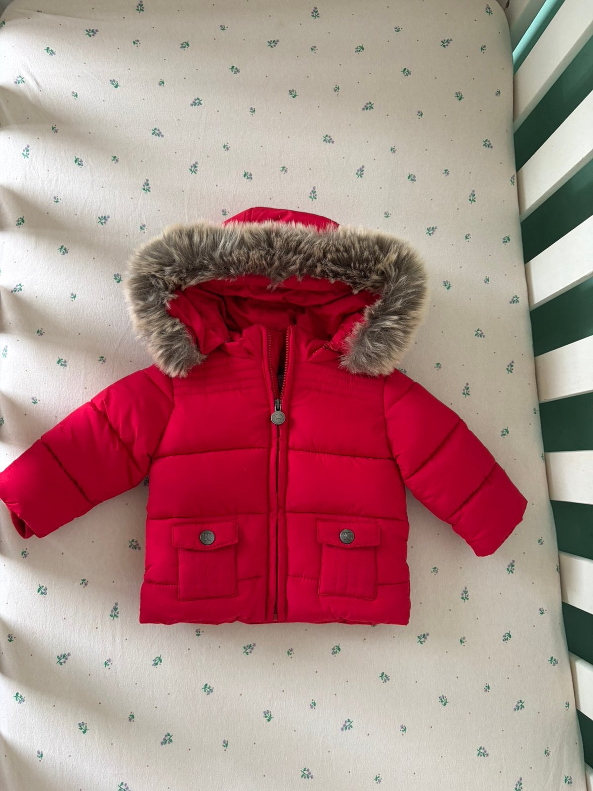 Gewatteerde winterjas baby Tartine et Chocolat, 62/68, Kinderen en Baby's, Ophalen of Verzenden, Zo goed als nieuw, Jongetje of Meisje
