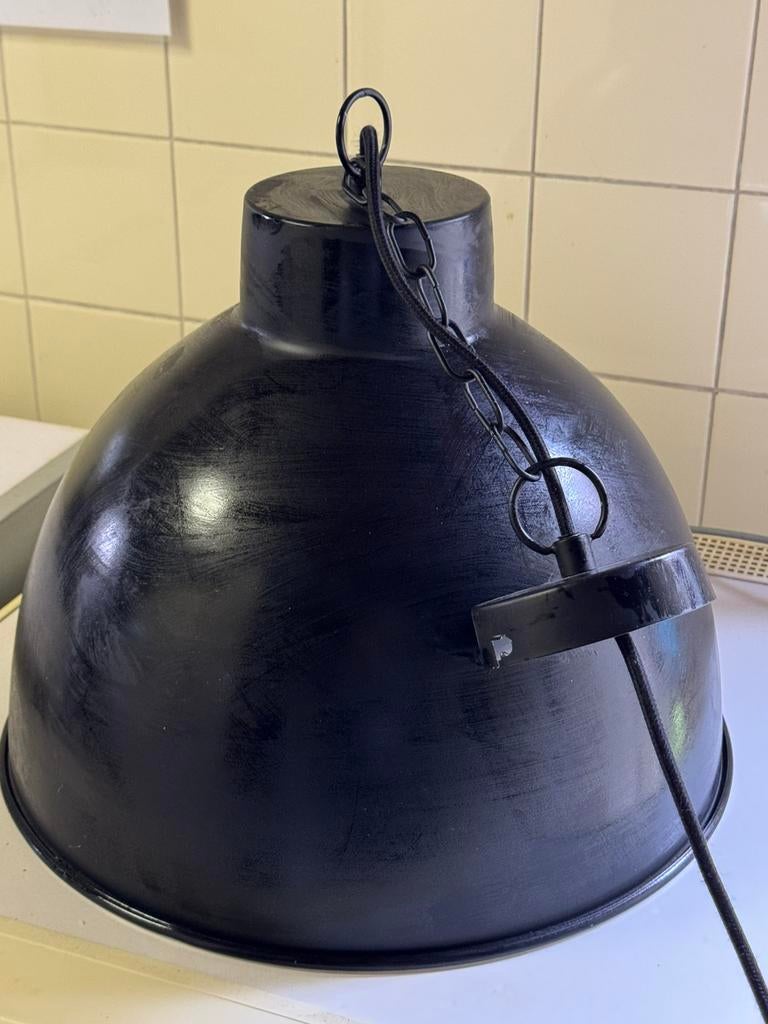 Hanglamp, Huis en Inrichting, Lampen | Hanglampen, Ophalen, Zo goed als nieuw, Metaal, Minder dan 50 cm