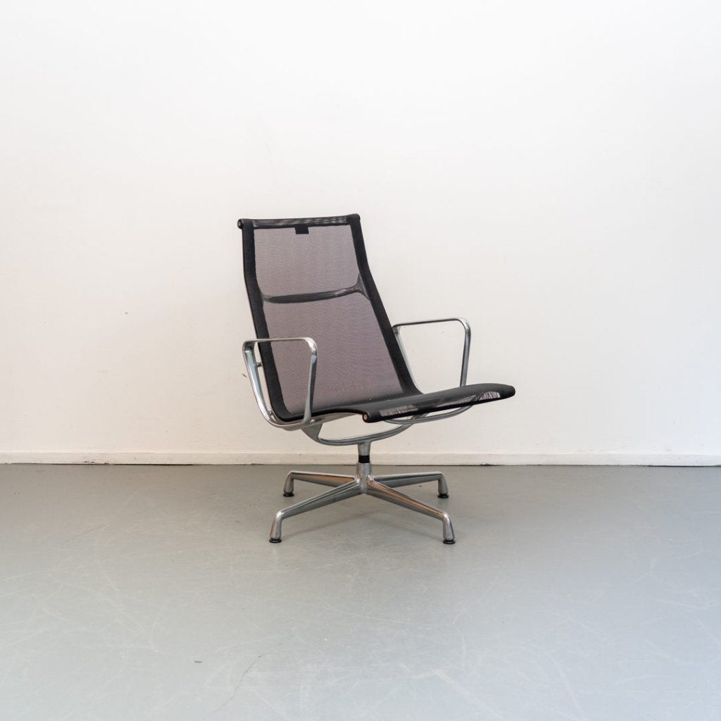 Vitra EA 116 Fauteuil Zwart Netweave