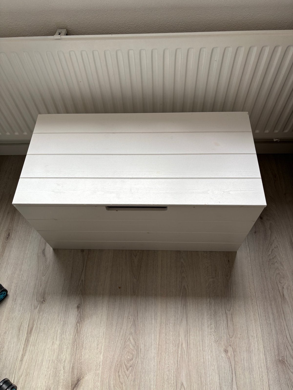 Witte opbergbox voor speelgoed of andere spullen, Huis en Inrichting, Woonaccessoires | Kisten, Ophalen, Gebruikt, 50 tot 100 cm
