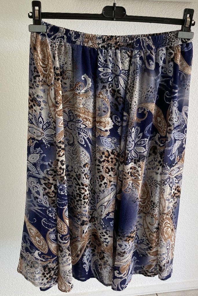 comfort rok met grafisch bloemdessin 42 M.Collection NIEUW, Kleding | Dames, M. Collection, Meerkleurig, Maat 42/44 (L), Nieuw