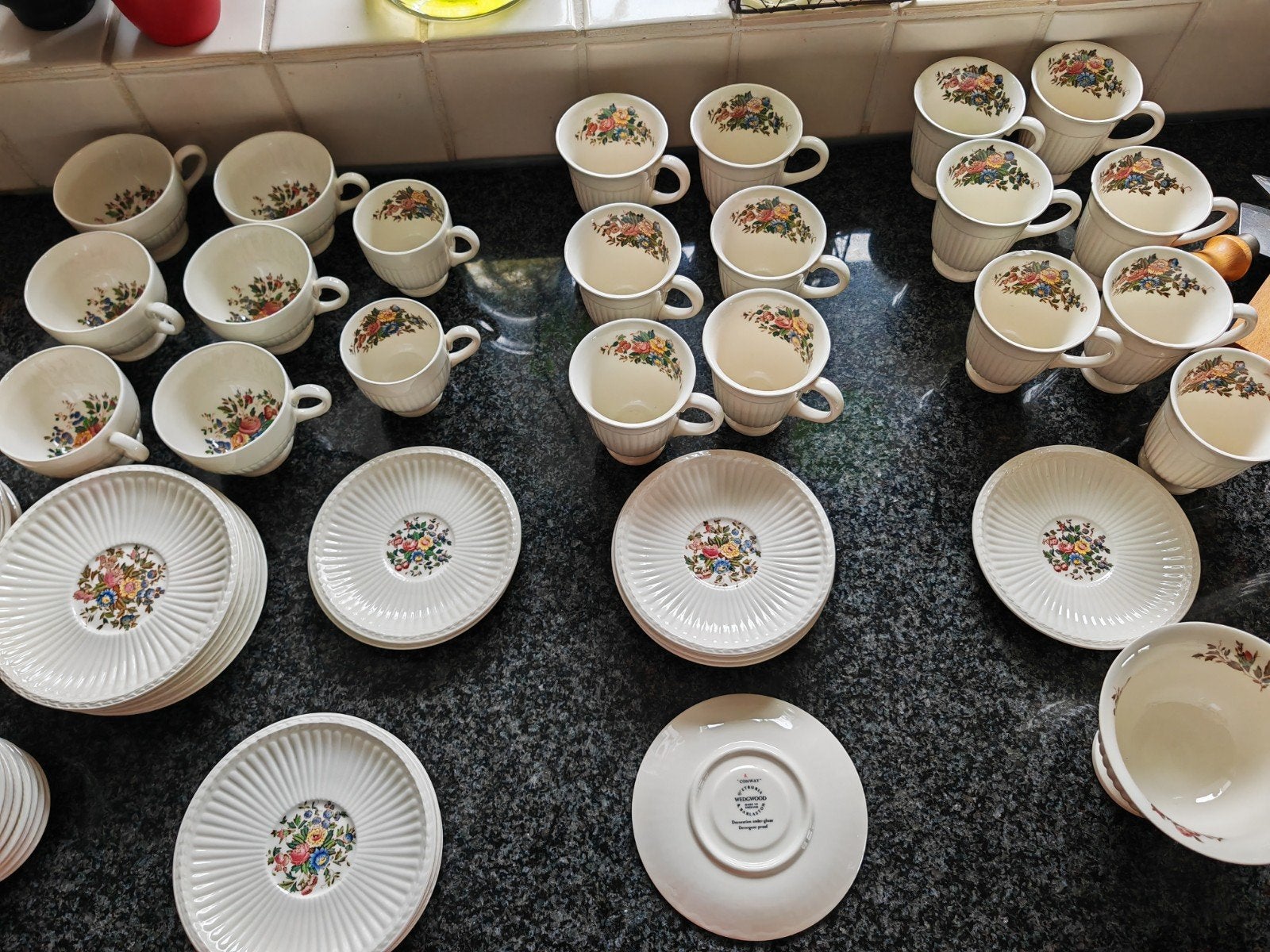 Wedgwood Conway Engels servies – uitgebreide collectie – 75+, Ophalen of Verzenden