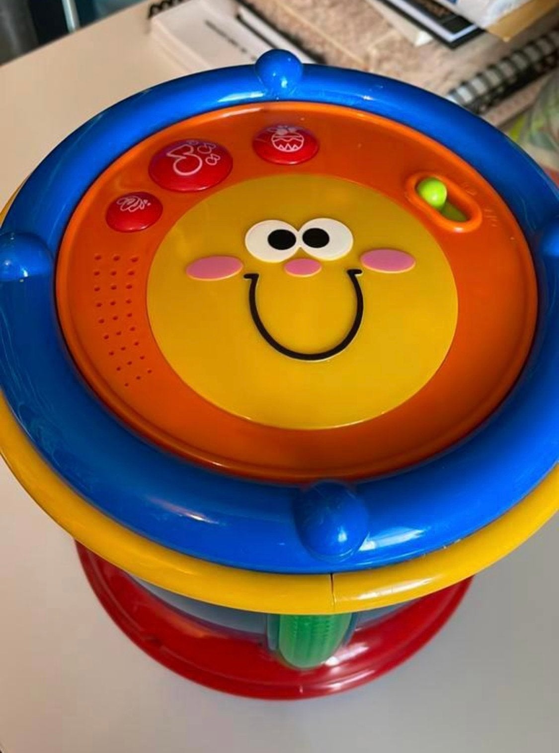 Vrolijke Baby Trommel met Geluid, Ophalen, Gebruikt, Overige typen, Met licht