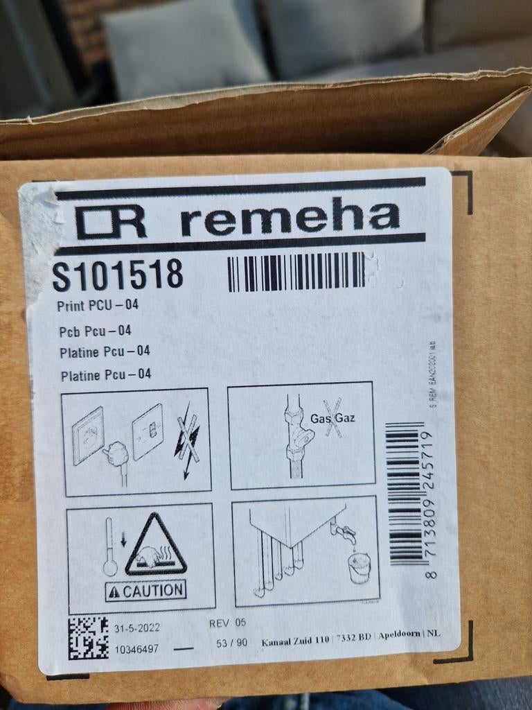 Nieuwe hoofdprint Remeha, Doe-het-zelf en Verbouw, Verwarming en Radiatoren, Ophalen of Verzenden