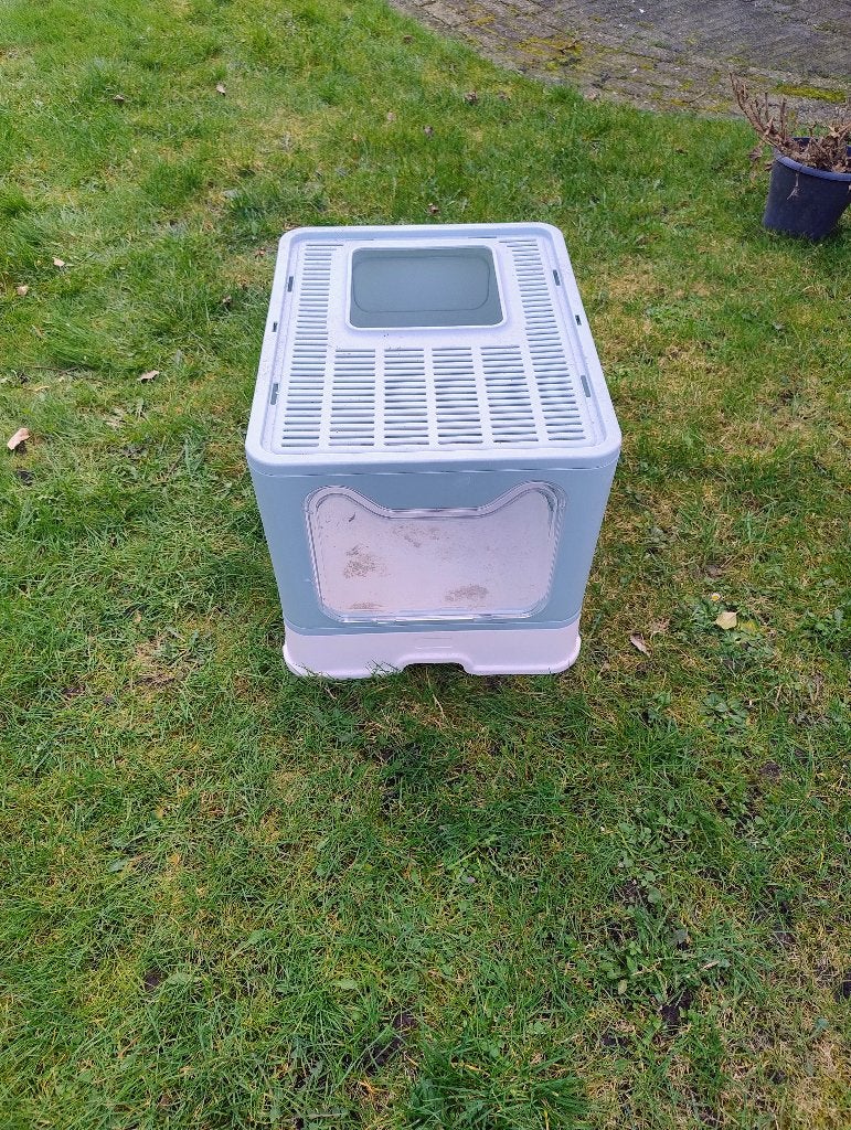 kattenbak, Dieren en Toebehoren, Kattenbakken, Ophalen of Verzenden, Zo goed als nieuw, Open