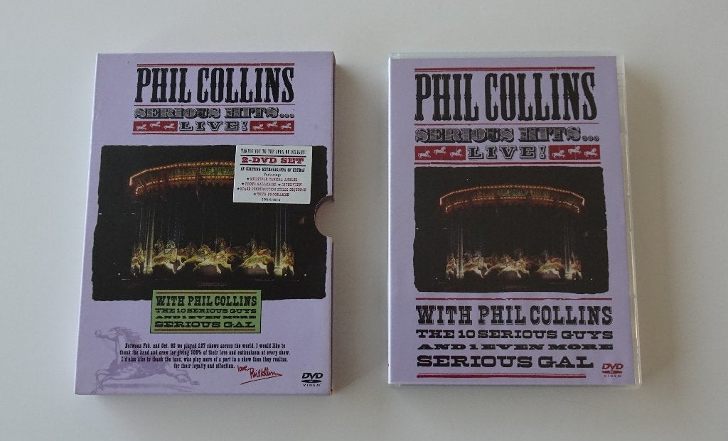 Phil Collins – Serious Hits... Live! -- 2 x DVD Set uit 2003, Alle leeftijden, Ophalen, Zo goed als nieuw