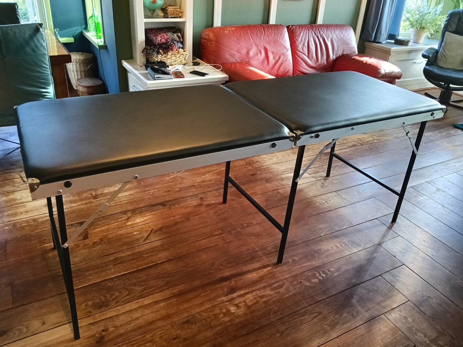 Behandeltafel inklapbaar, Sport en Fitness, Ophalen, Gebruikt, Massagetafel