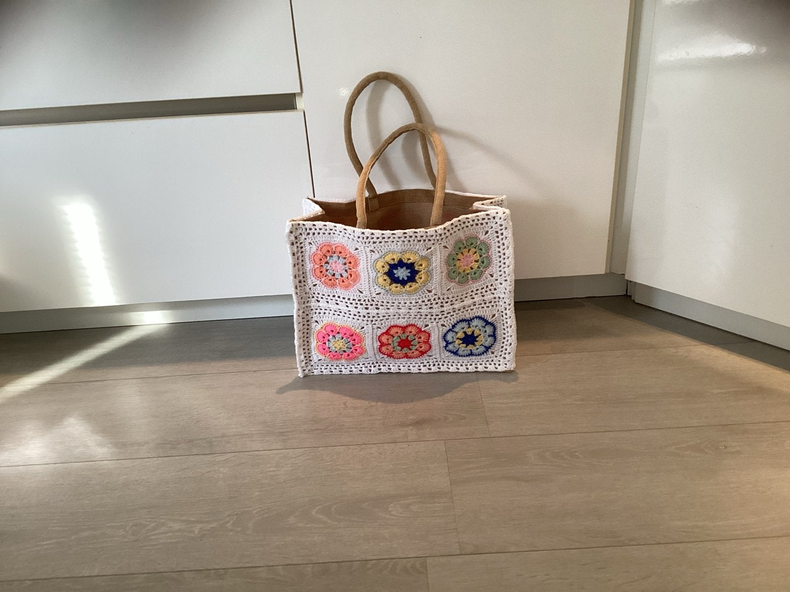 Nieuwe Gehaakte Granny Square Tas - Handgemaakt, Ophalen of Verzenden, Nieuw, Overige kleuren, Handtas