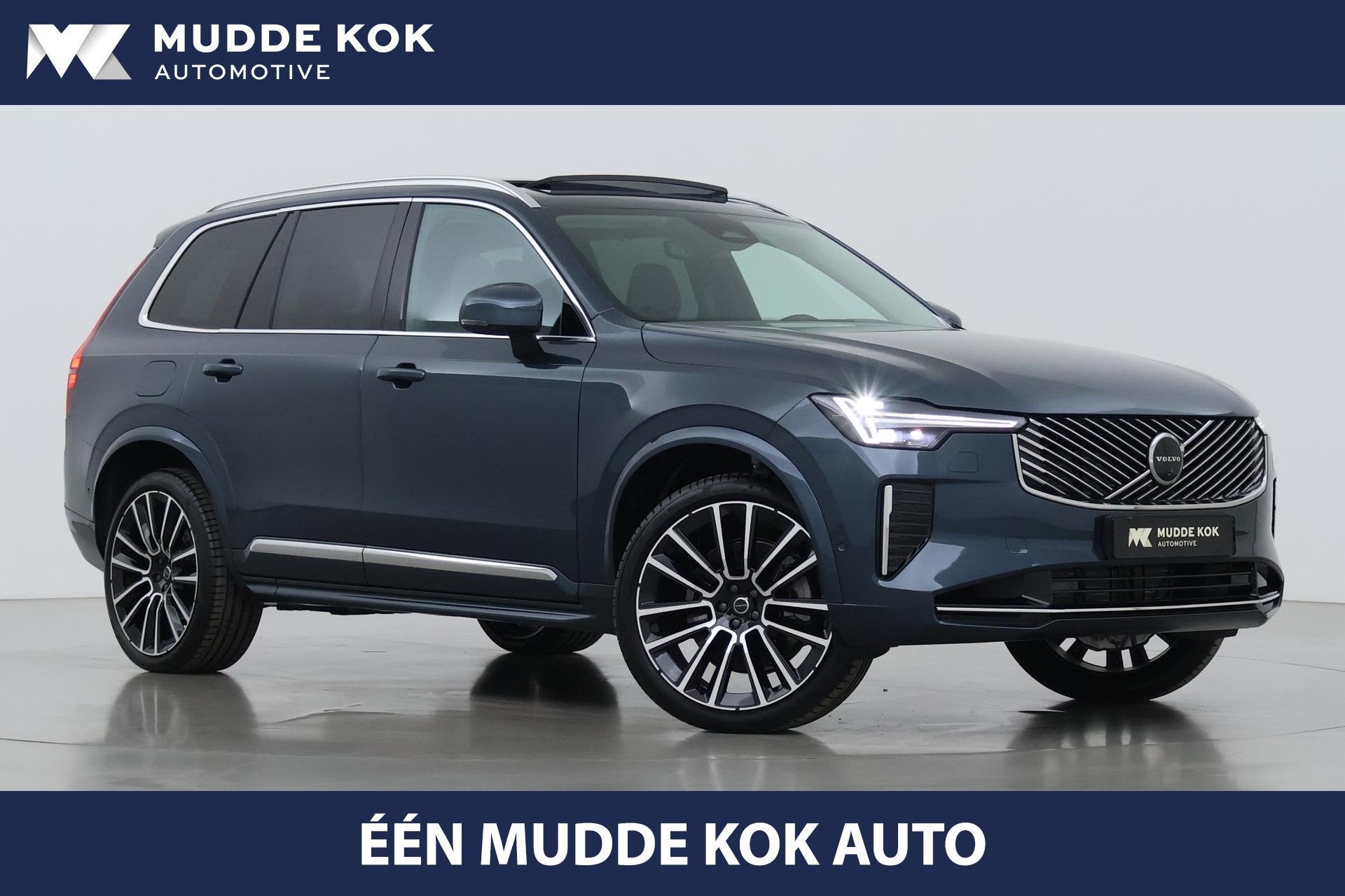 Volvo XC90 T8 Ultra Bright | Luchtvering | B&W | 22 Inch | P, Gebruikt, Euro 6, 1969 cc, Blauw