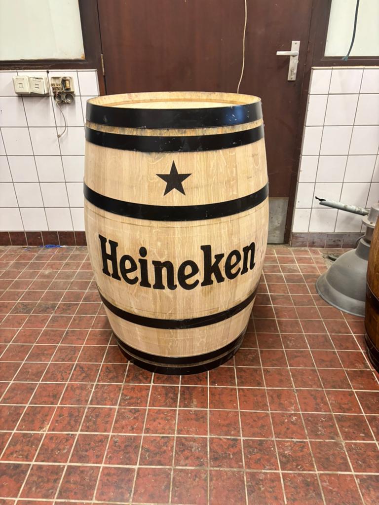Heineken vat - ton, Ophalen, 150 liter of meer, Nieuw, Vv