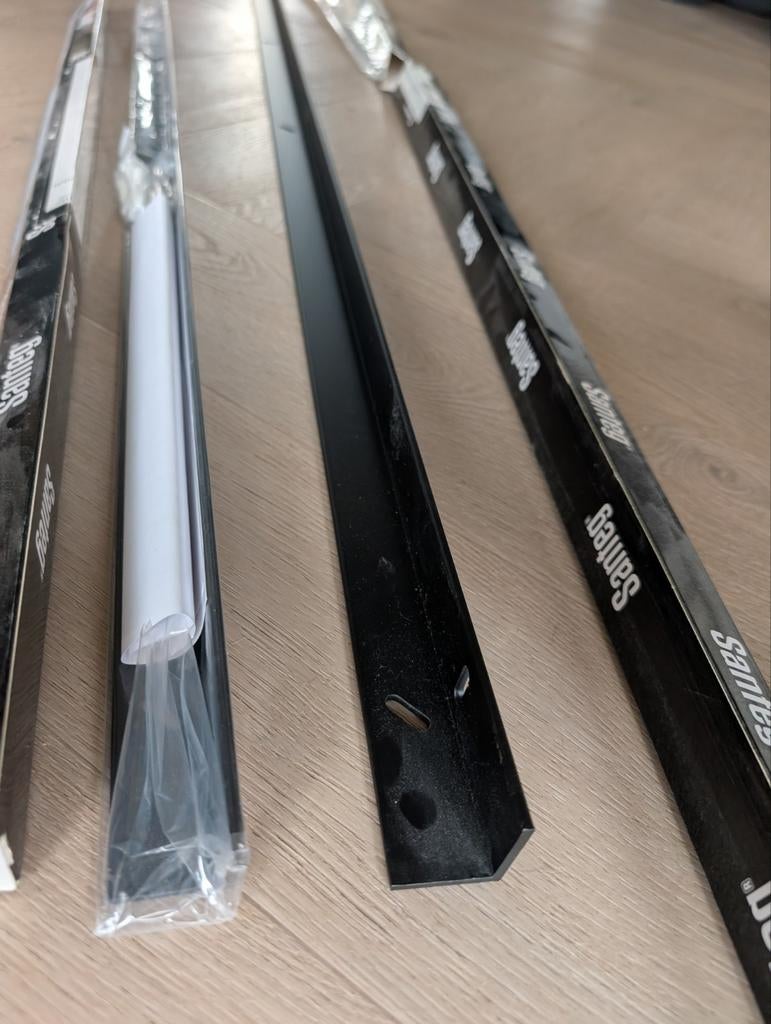 Santeg uniSupport MX 180 & 85cm Zwart ophangsysteem badkamer, Ophalen, Nieuw, Zwart, Overige typen