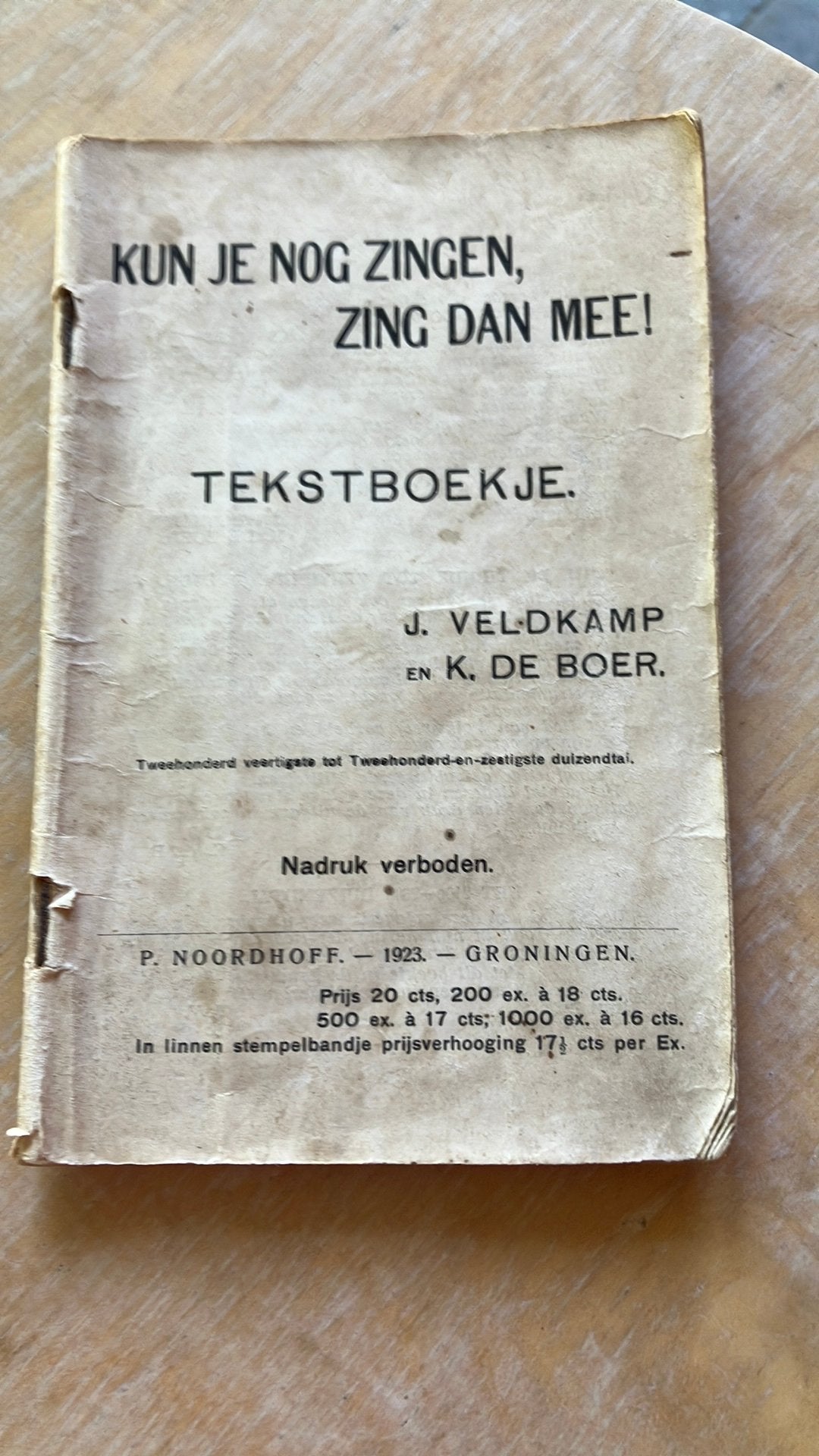 Kun je nog zingen? Zing dan mee, Ophalen of Verzenden