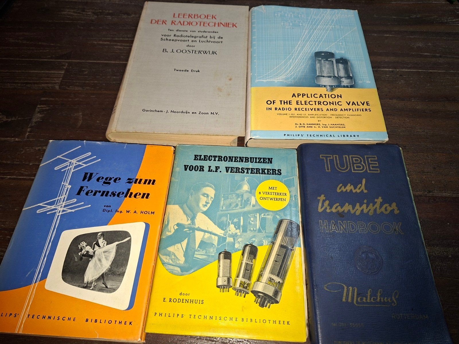 Bijzondere collectie oude boeken radiotechniek & elektronica, Audio, Tv en Foto, Ophalen of Verzenden, Buis of Buizen