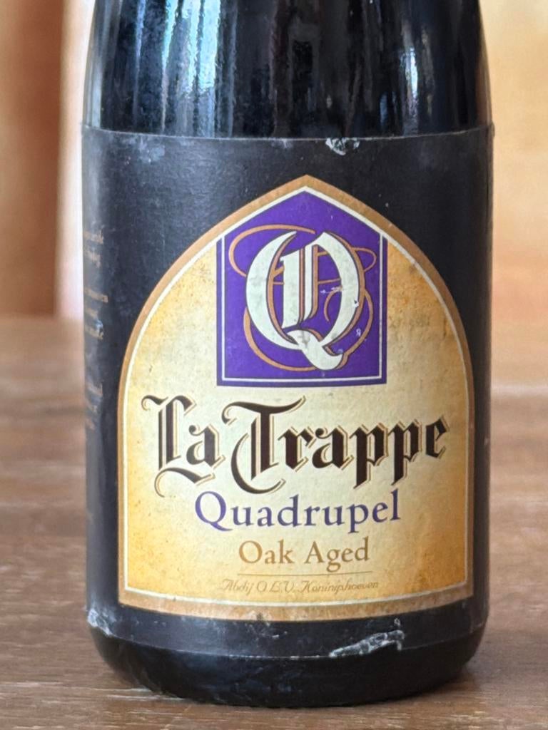 La Trappe Quadrupel Oak Aged #2, Verzamelen, Ophalen of Verzenden, Zo goed als nieuw, Flesje(s), La Trappe