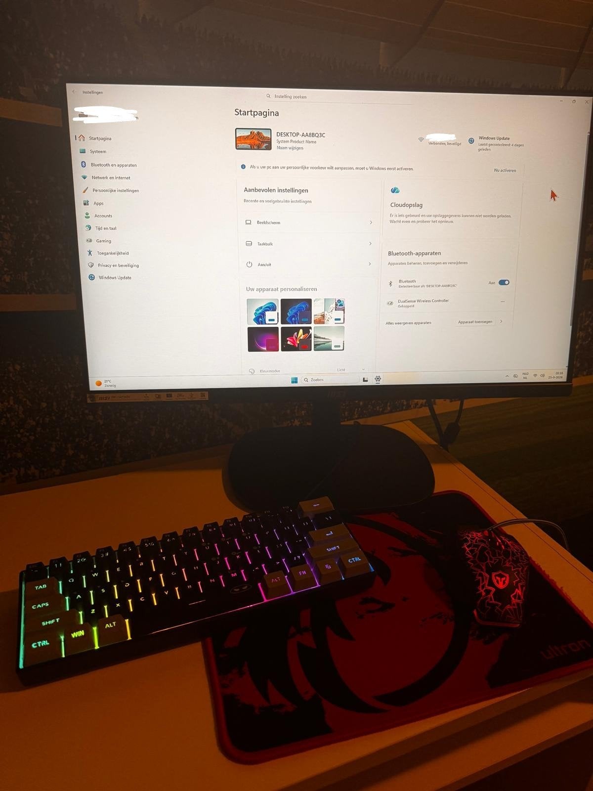 Gaming pc set